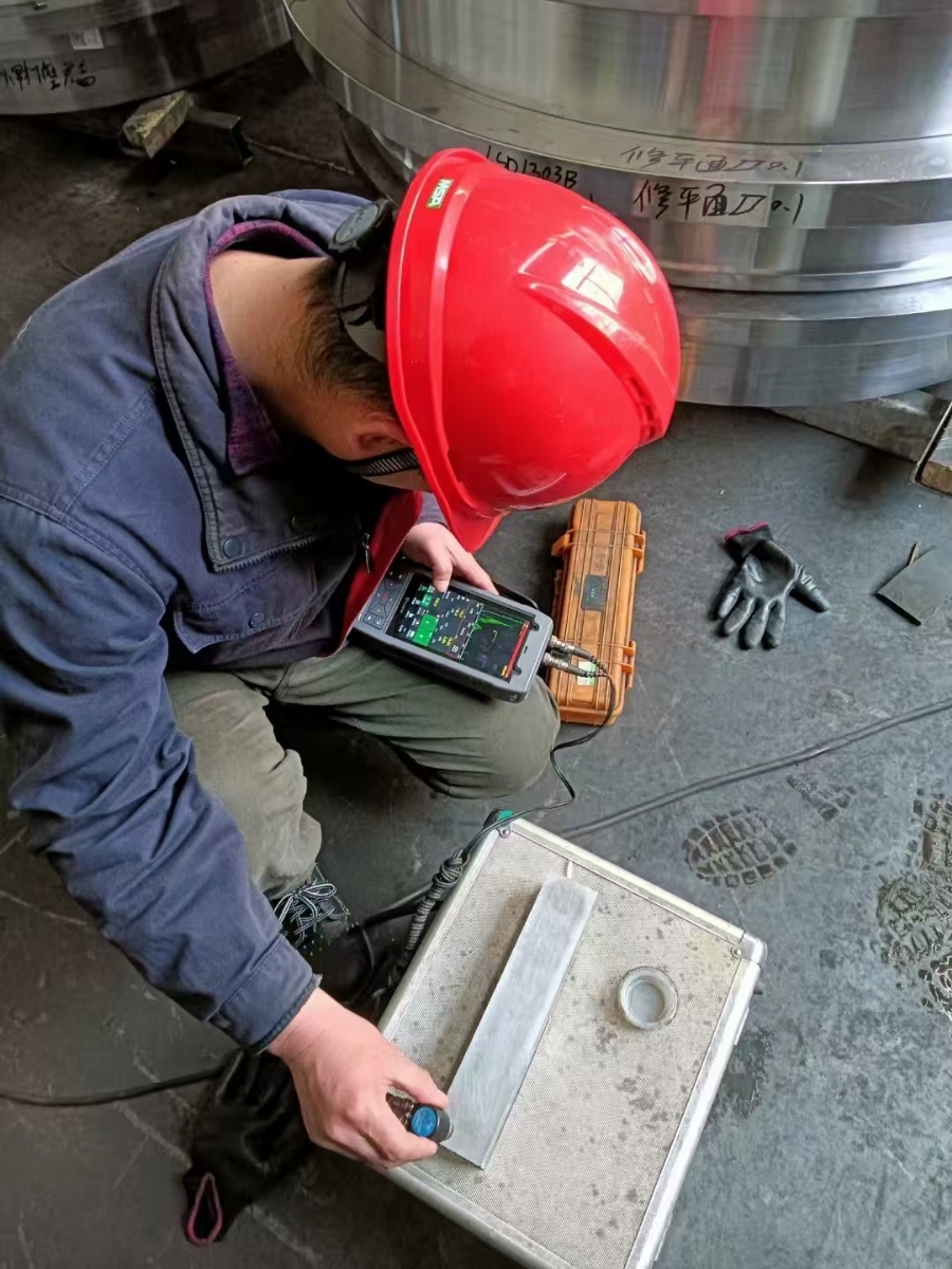 智聯型超聲波探傷儀現場案例