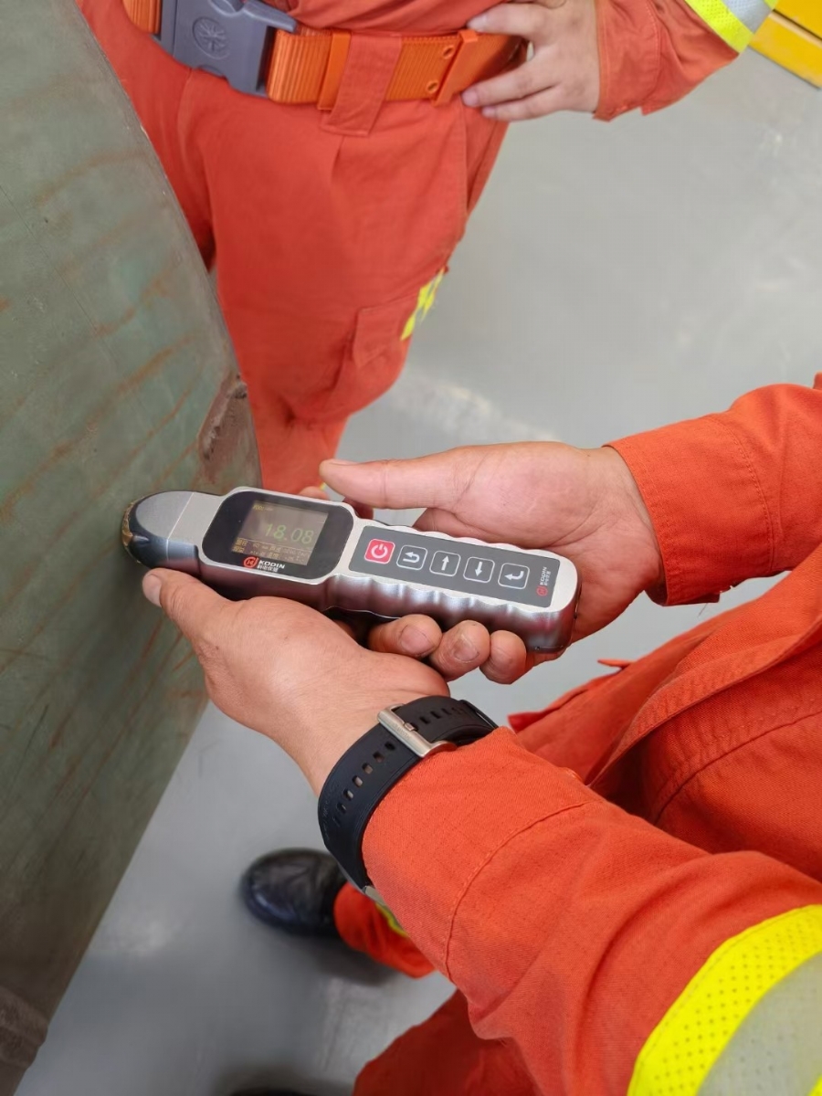 電磁測厚儀現場案例